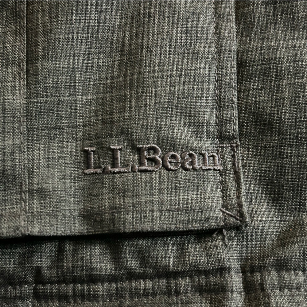 LL Bean Mens Baxter State Hooded Parka Coat Down Jacket Size XXL Reg Charcoal - Picture 3 of 16